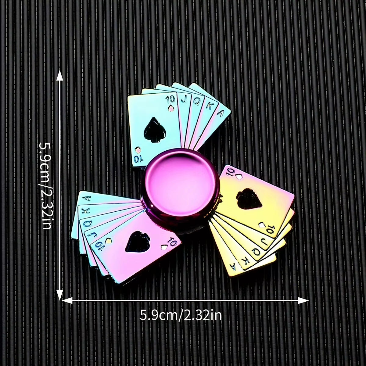 1PCS Finger Spinner Metal Long Lasting Finger Spinner Adult Stress Reliever Toy Cool and Fashionable