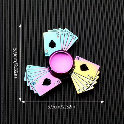 1PCS Finger Spinner Metal Long Lasting Finger Spinner Adult Stress Reliever Toy Cool and Fashionable