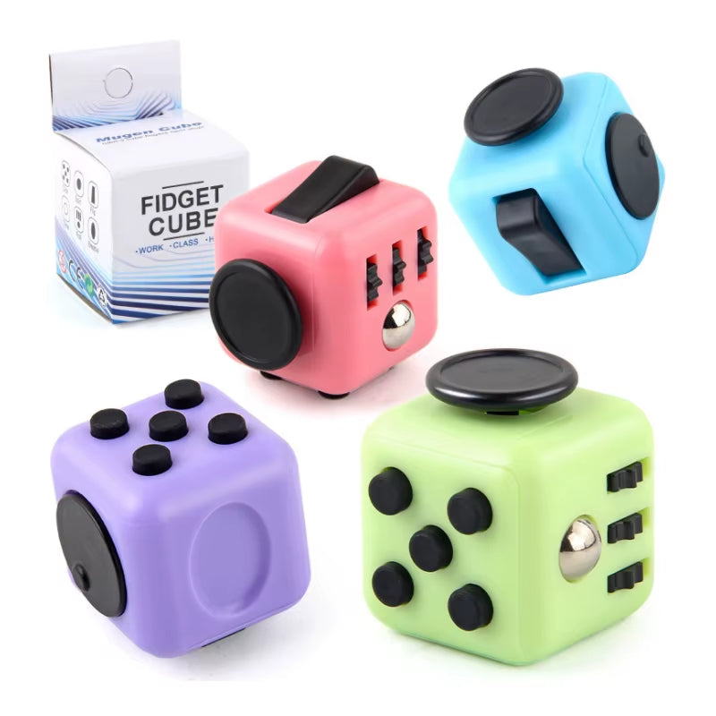 Multi-Sided Pressing Relieve Anxiety Relief Decompressed Toy Kids Funny Mini Fidget Toy Infinity Cube