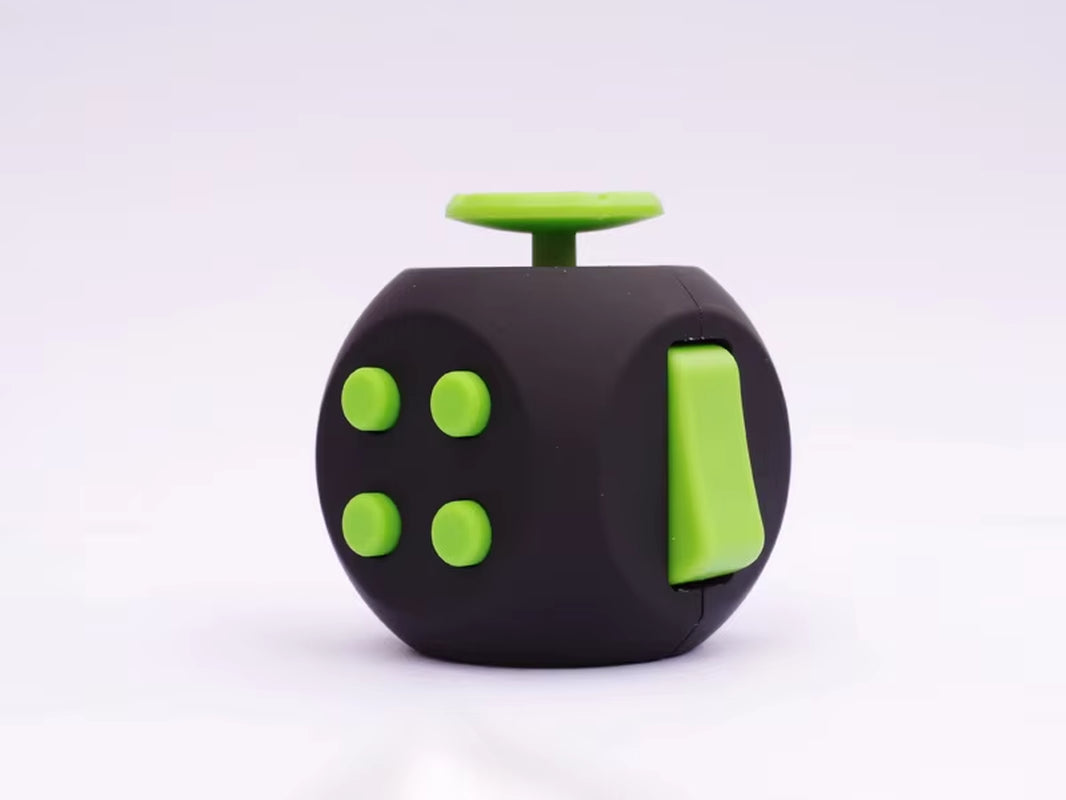 12 Sides Fidget Cube Toys Anti-Stress Antistress Sensory Toys for Children Kids Adults Autism ADHD OCD Anxiety Relief Focus