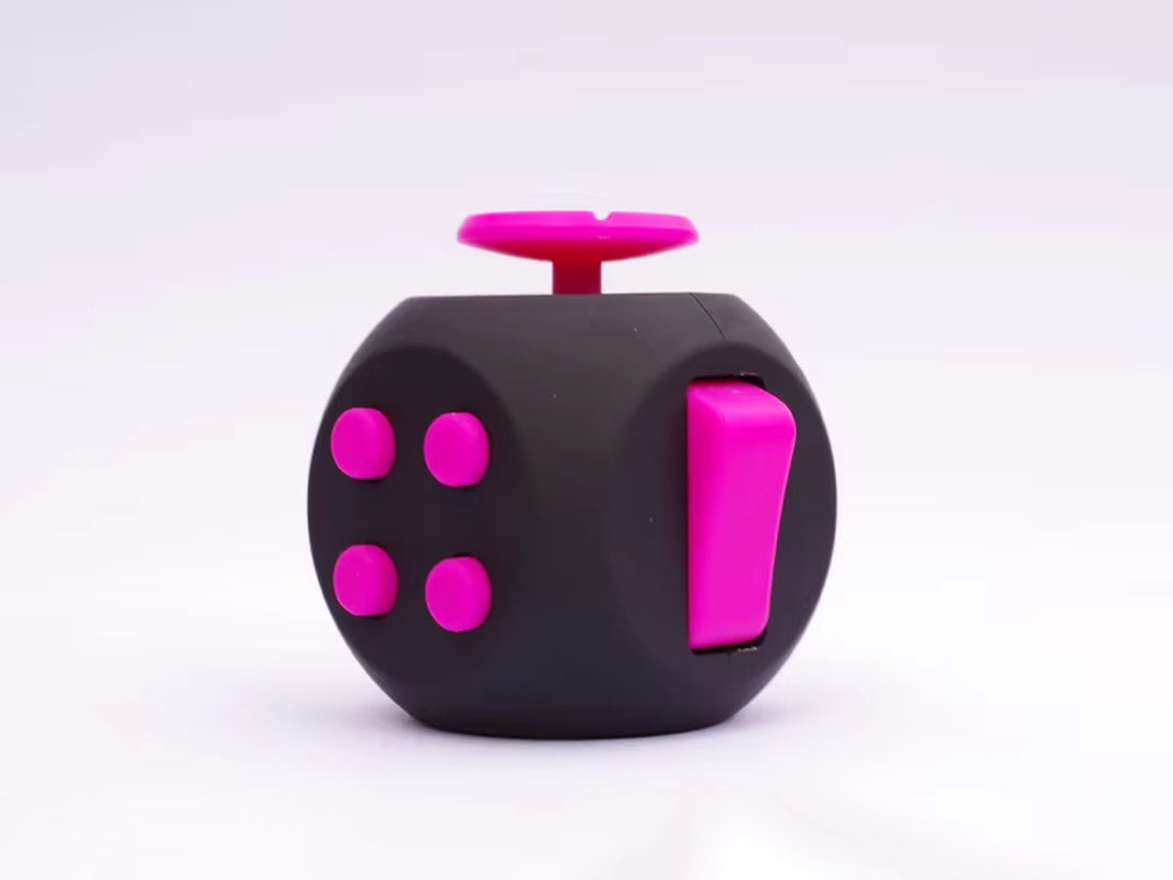 12 Sides Fidget Cube Toys Anti-Stress Antistress Sensory Toys for Children Kids Adults Autism ADHD OCD Anxiety Relief Focus