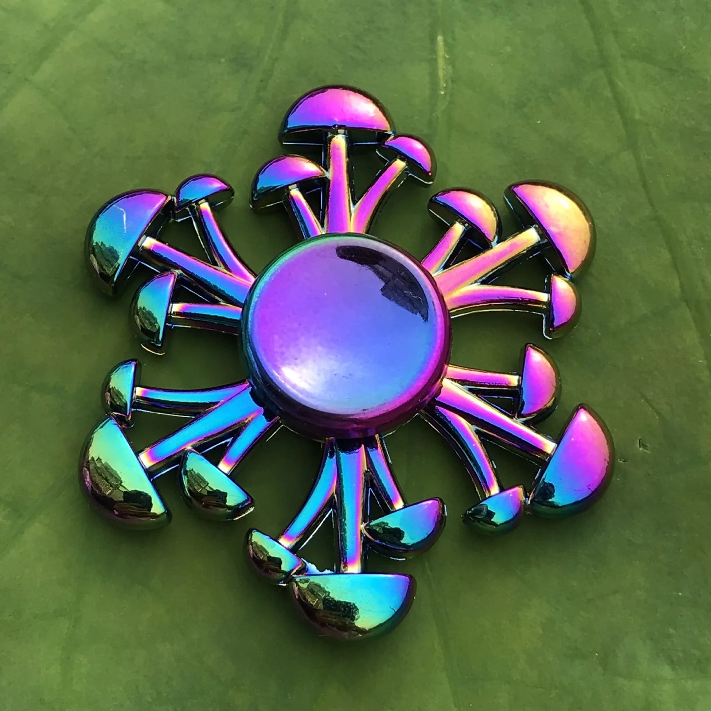 28 Styles Fidget Decompression Toy Spinner Finger Spinner Metal Rainbow Color Alloy Metal Anti-Anxiety Toy for Kids Adults Gifts