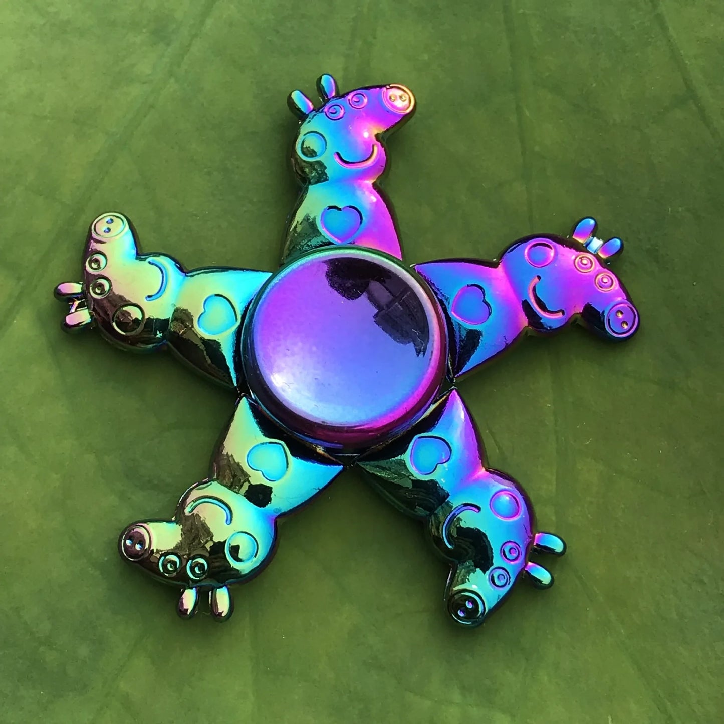 28 Styles Fidget Decompression Toy Spinner Finger Spinner Metal Rainbow Color Alloy Metal Anti-Anxiety Toy for Kids Adults Gifts