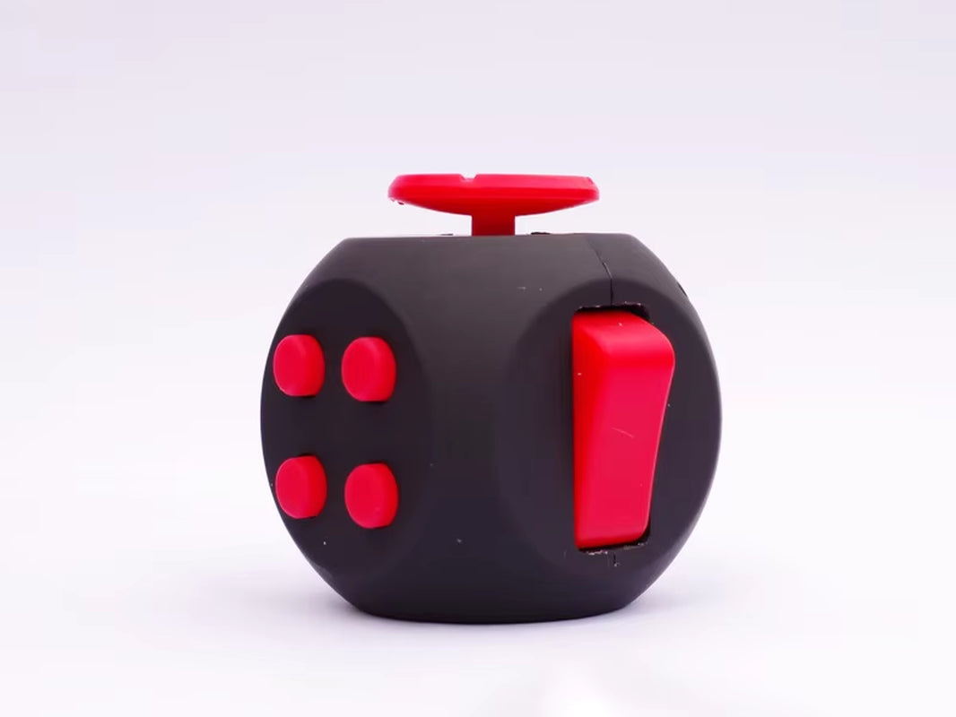 12 Sides Fidget Cube Toys Anti-Stress Antistress Sensory Toys for Children Kids Adults Autism ADHD OCD Anxiety Relief Focus