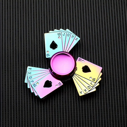 1PCS Finger Spinner Metal Long Lasting Finger Spinner Adult Stress Reliever Toy Cool and Fashionable