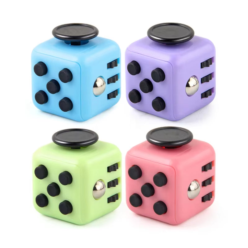 Multi-Sided Pressing Relieve Anxiety Relief Decompressed Toy Kids Funny Mini Fidget Toy Infinity Cube