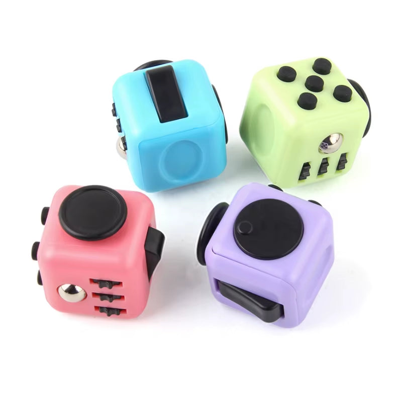 Multi-Sided Pressing Relieve Anxiety Relief Decompressed Toy Kids Funny Mini Fidget Toy Infinity Cube